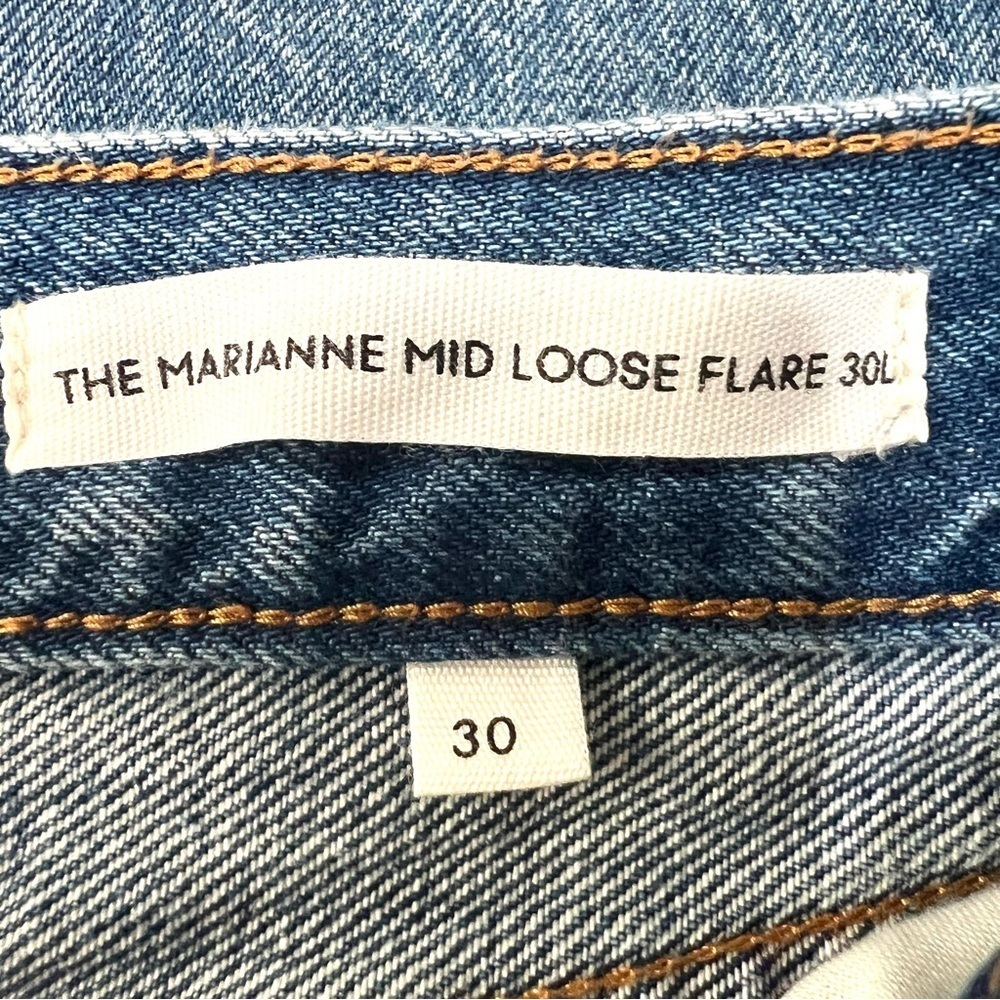 Denim Forum Aritzia The Marianne Mid Loose Flare Relaxed Fit Jeans Women’s 30L - Picture 12 of 13